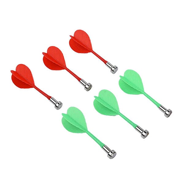 Double Sided Strong Magnetic Dartboard (Size 48X47 CM) - Black