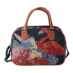 grey with city Travel Bag Material (Exterior) Jute (Interior) Polyester