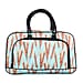 Wheat Pattern Travel Bag with Shoulder Strap and Zipper Closure (Size:43x25x18Cm) - Mint Green