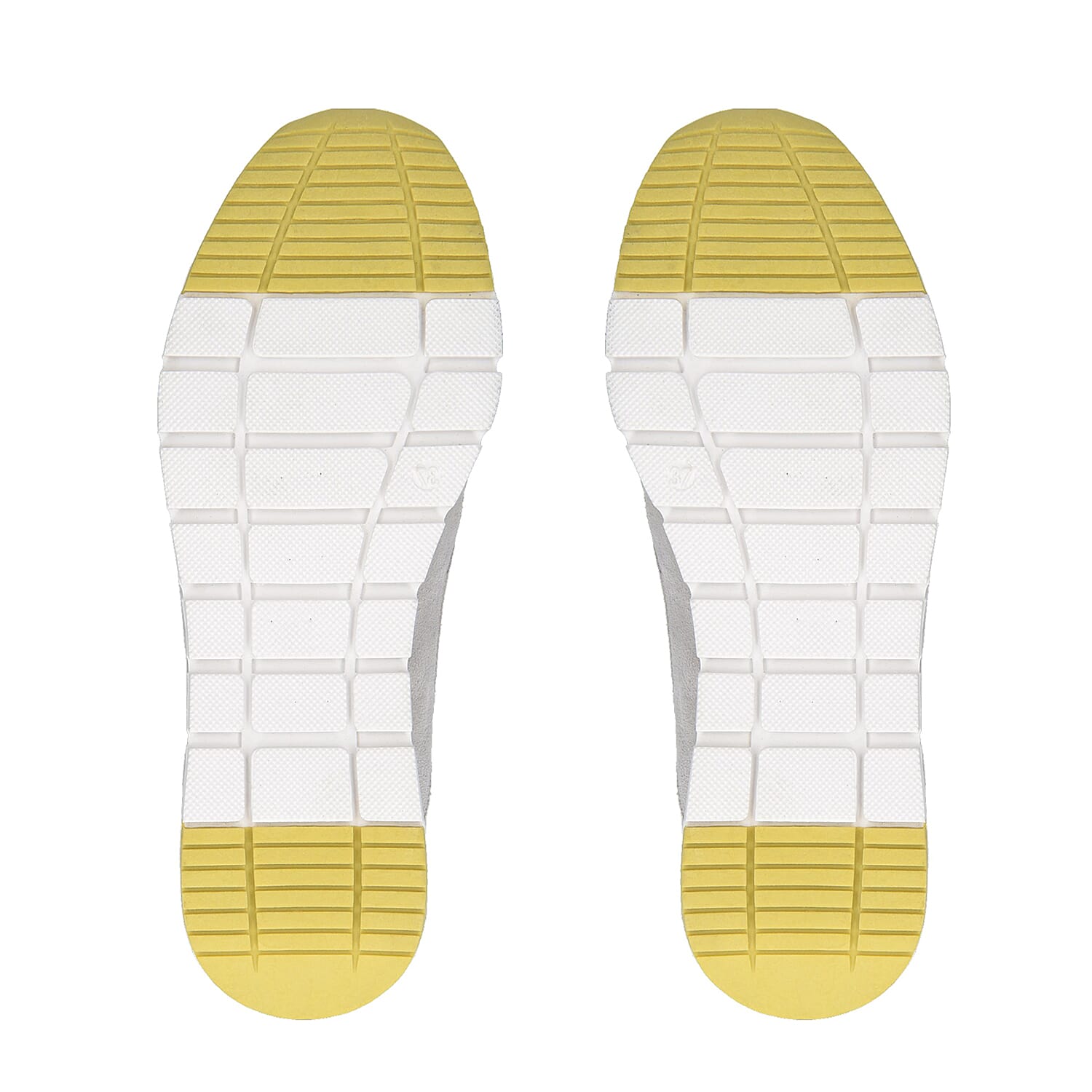 CAPRICE  Lightweight with Side Zipper Sneaker Shoes (Size 4) - White & Grey