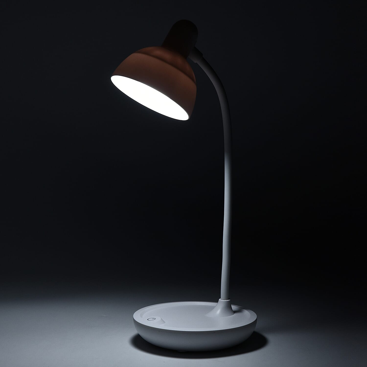 Portable Touch Control Rechargable LED Table Lamp (Size 34x12Cm) - White