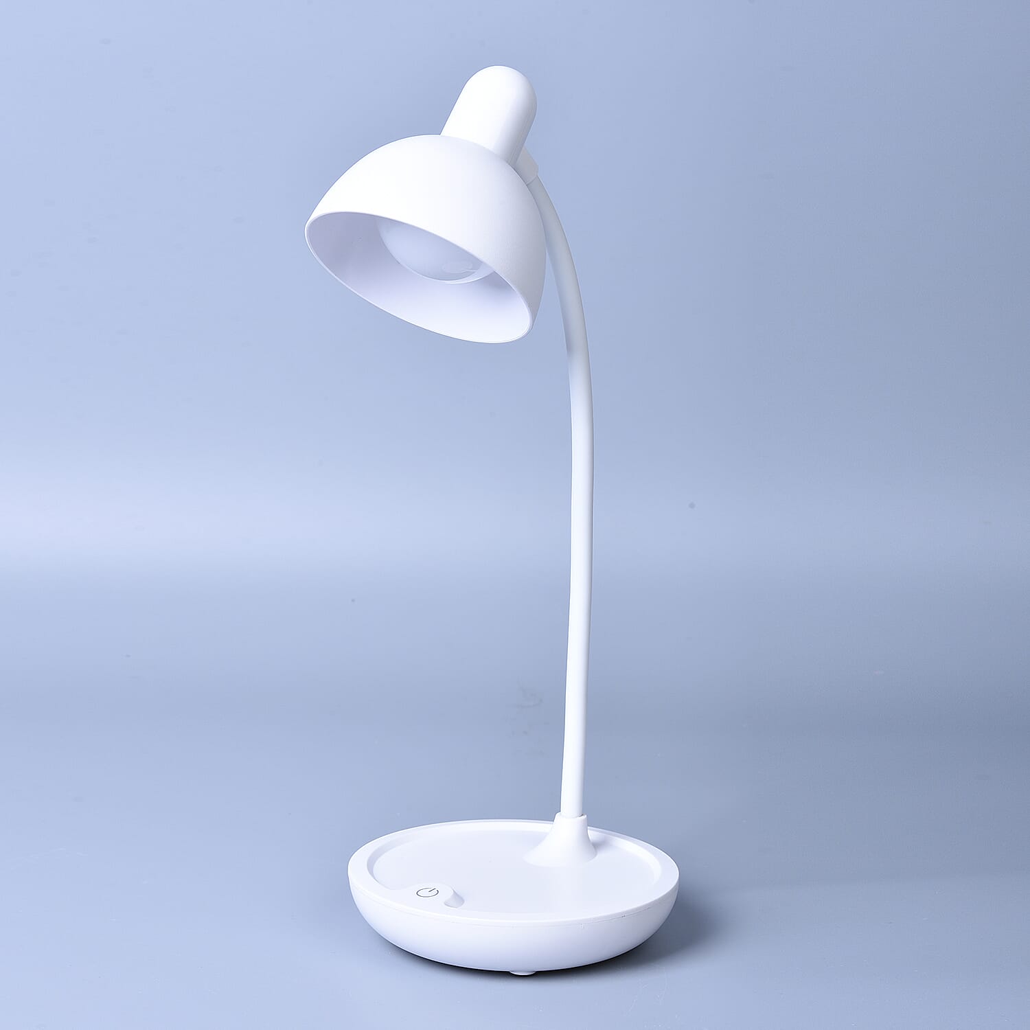 Portable Touch Control Rechargable LED Table Lamp (Size 34x12Cm) - White