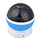360 Degree Rotating Galaxy Light Projector Light with Music- Blue