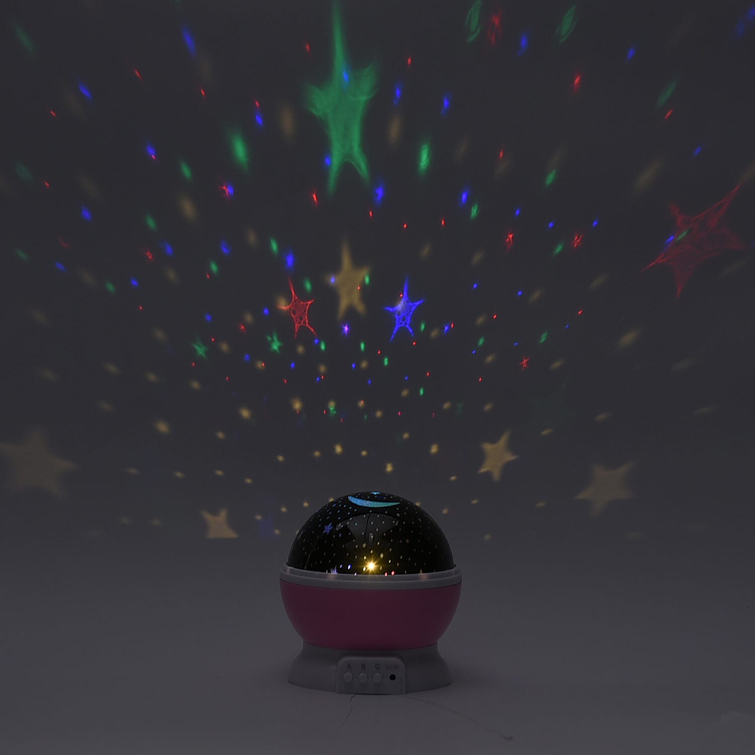 360 Degree Rotating Galaxy Projector Light Lamp - Pink
