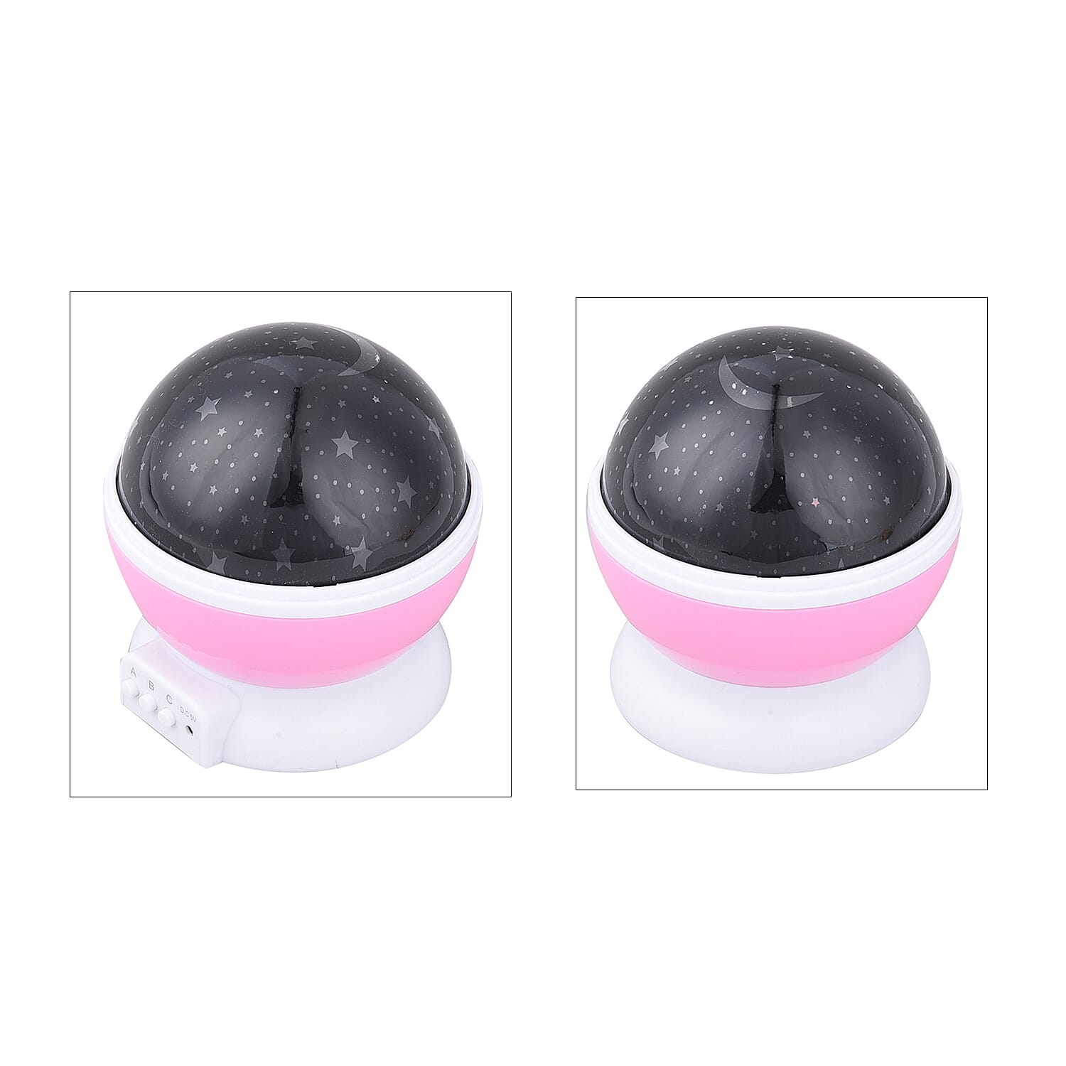 360 Degree Rotating Galaxy Projector Light Lamp - Pink