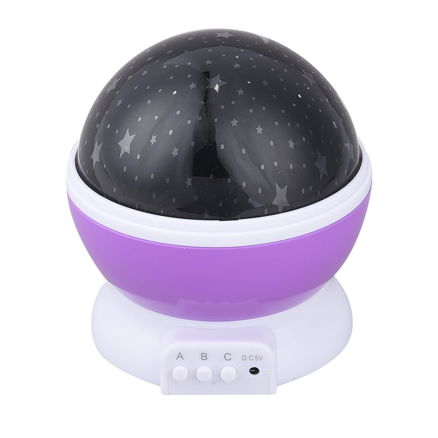 360 Degree Rotating Galaxy Projector Light Lamp - Purple
