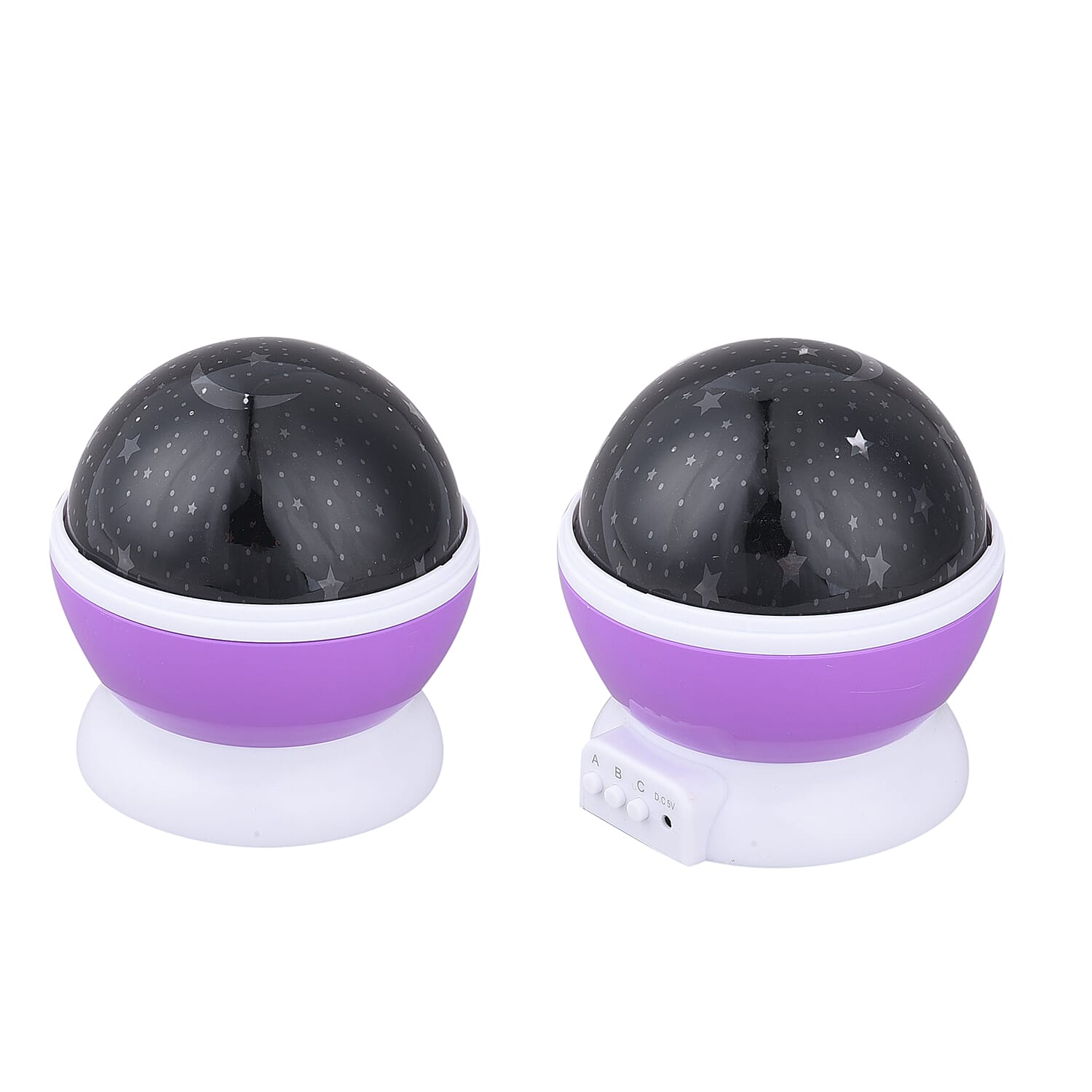 360 Degree Rotating Galaxy Projector Light Lamp - Purple