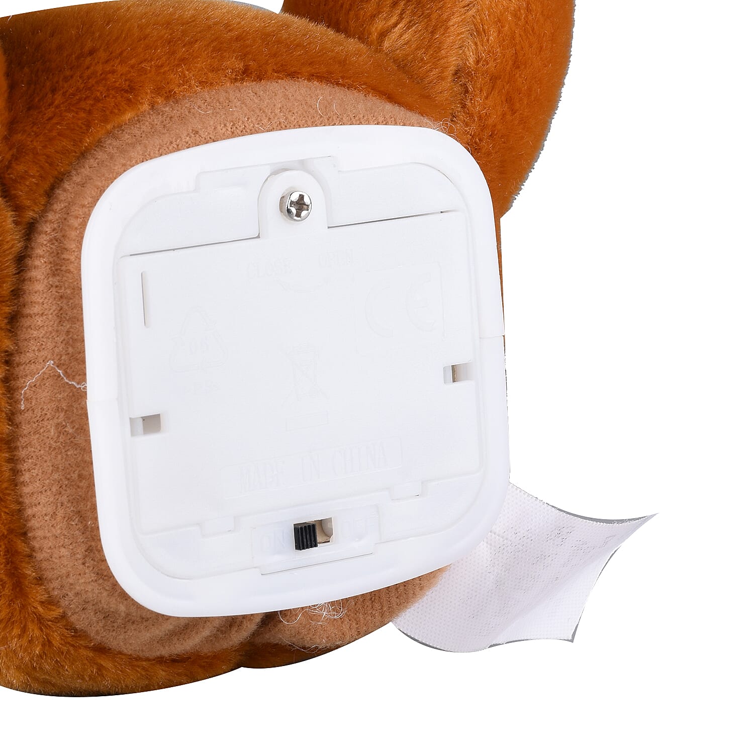 Talking Teddy Bear Plush Toy (Size 15X6 Cm) - Brown & White