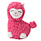 Talking Llama Plush Toy (Size 15X6 Cm) - Pink & White