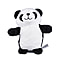 Funny Talking Panda Plush Toy (Size 15X6 Cm) - White & Black