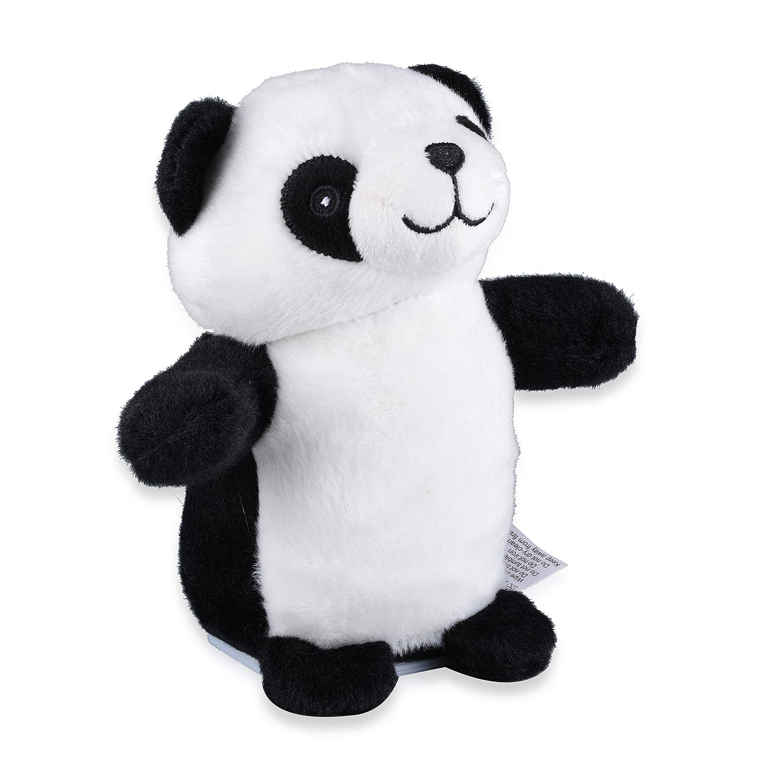 Funny Talking Panda Plush Toy (Size 15X6 Cm) - White & Black