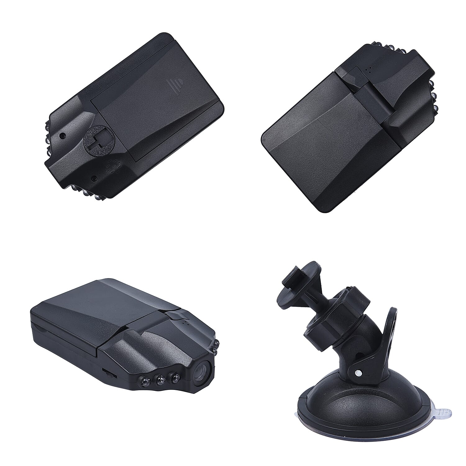 Dashcam Plus (With 8G Memory Card,Battery 1050mAh (Size 10x6 Cm) - Black