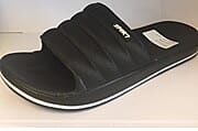 Thomas Calvi Comfortable Summer Sliders in Black