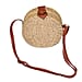 Handmade Light Summer Bag with Adjustable Shoulder Strap and Magnetic Clasp Opening (Size 18x18x7 Cm) - Mocha