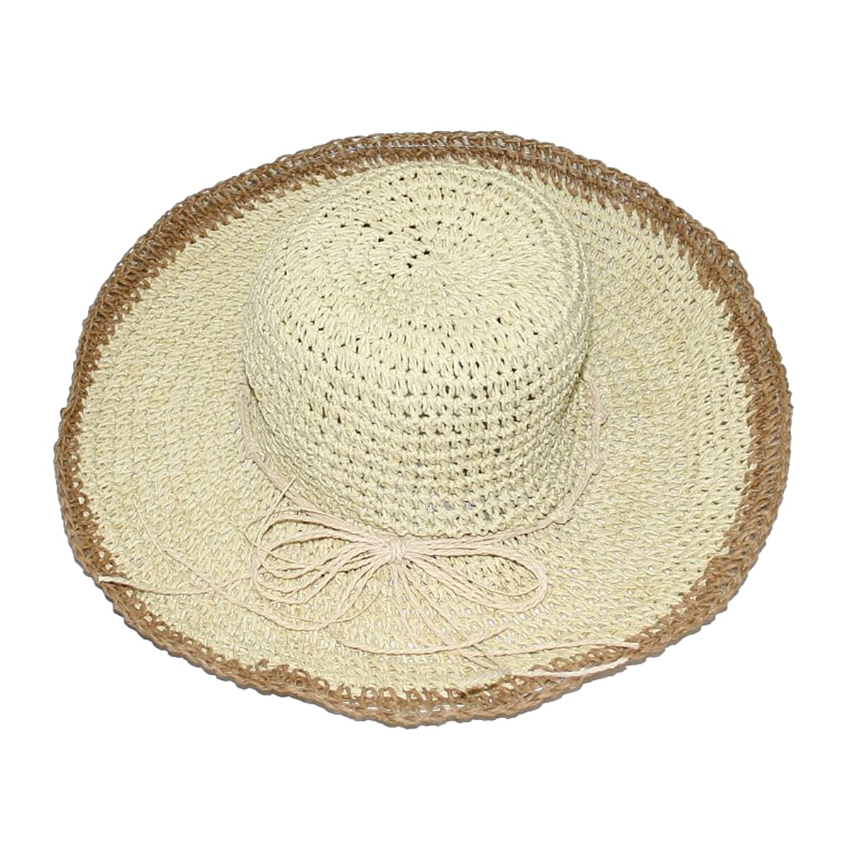 Handmade Summer Hat in Beige (Size 54x40cm)