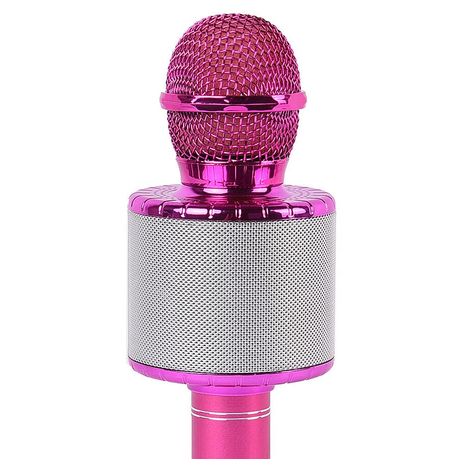 Wireless Rechargeable Karaoke Microphone with Bluetooth Speaker