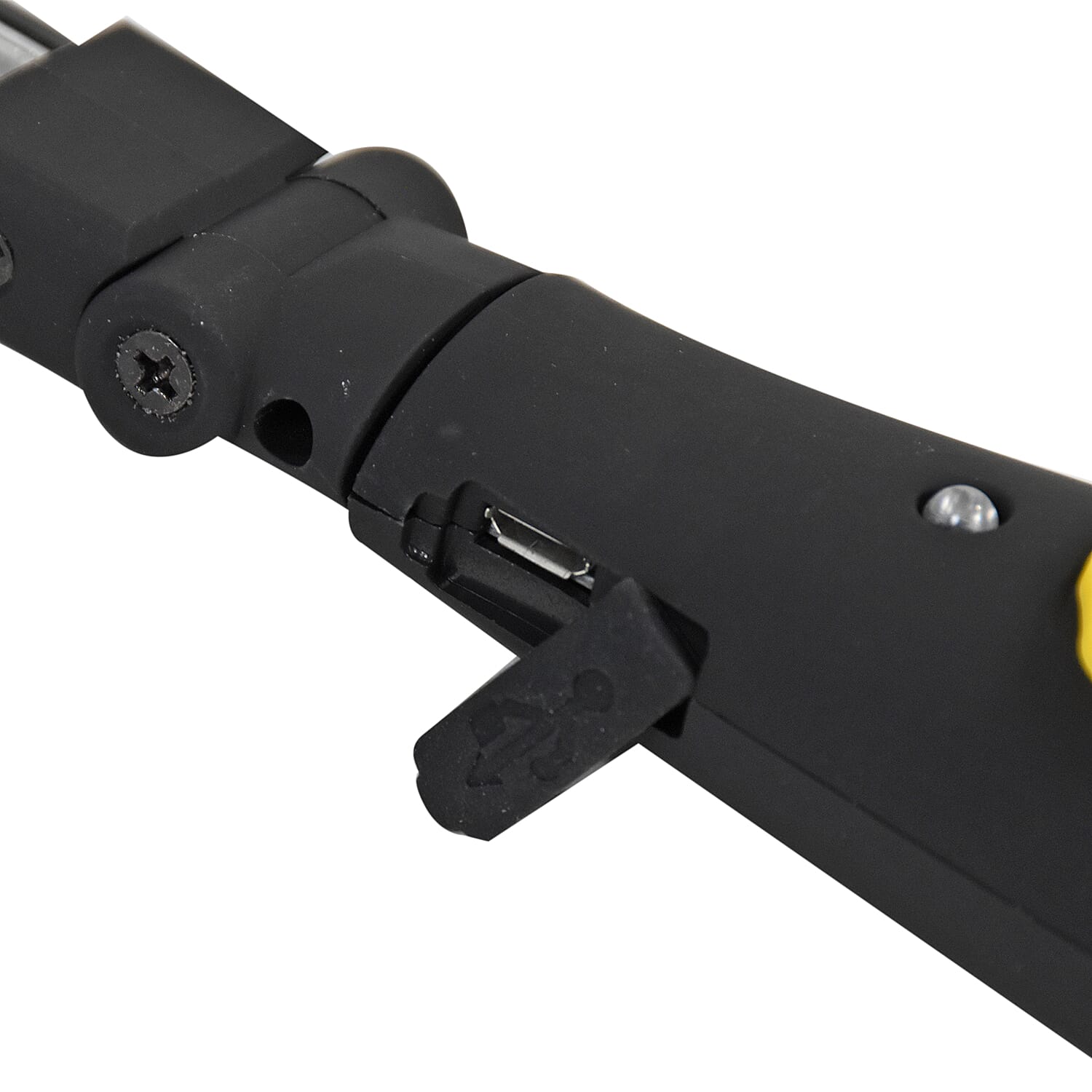 USB Charging Flashlight 180 Degrees Rotation  38 Cm - Yellow