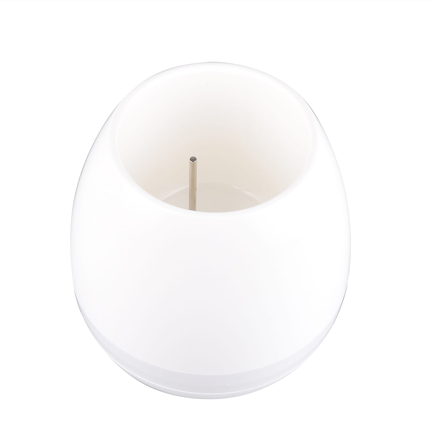 Smart Music Touch Flower Pot LED Light USB Bluetooth Speaker - White