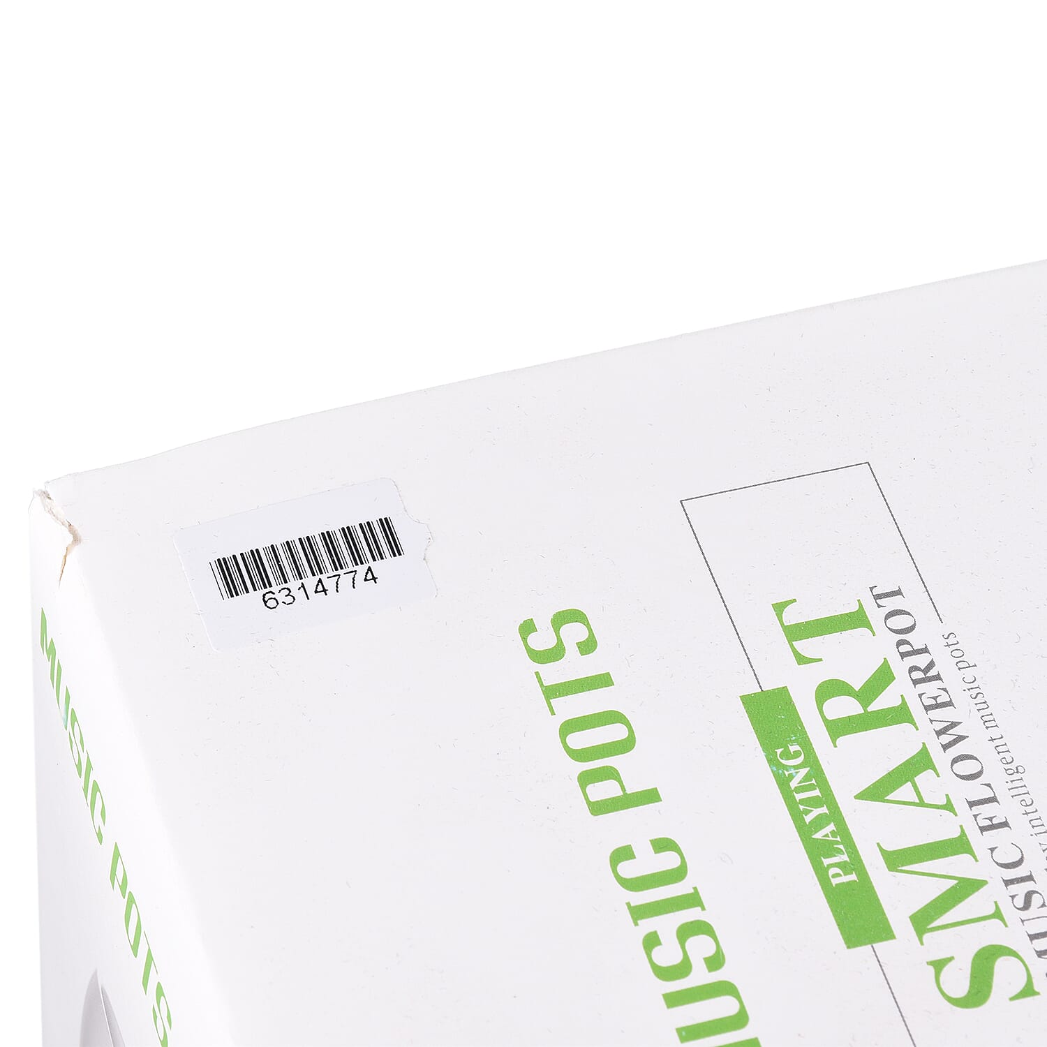 Smart Music Touch Flower Pot LED Light USB Bluetooth Speaker - White