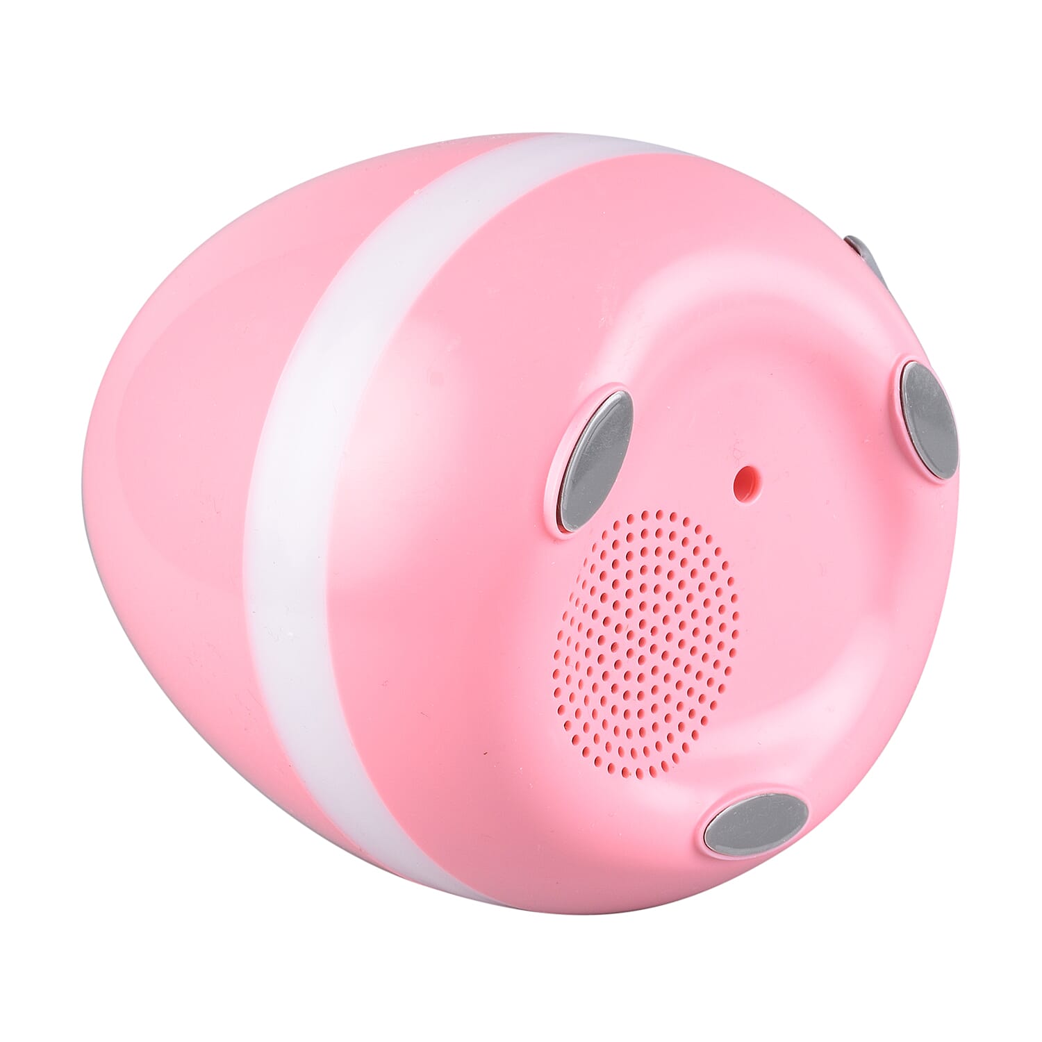 Smart Music Touch Flower Pot LED Light USB Bluetooth Speaker - Pink