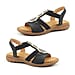 Heavenly Feet Black Palm Sandals
