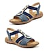 Heavenly Feet Faux Leather Sandals - Blue