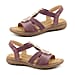 Heavenly Feet Burgundy Palm Sandals