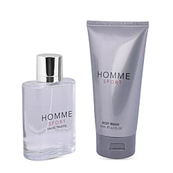Laurelle: Homme Sport Eau De Toilette - 100ml & Body Wash - 125ml