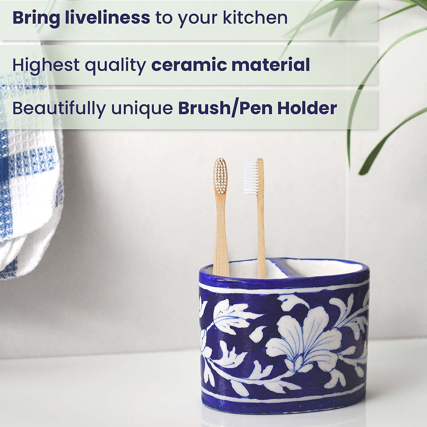 Jaipur Blue - Multipurpose Floral Pattern Holder