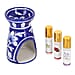 Hand Painted Ceramic Oil Diffuser - Blue