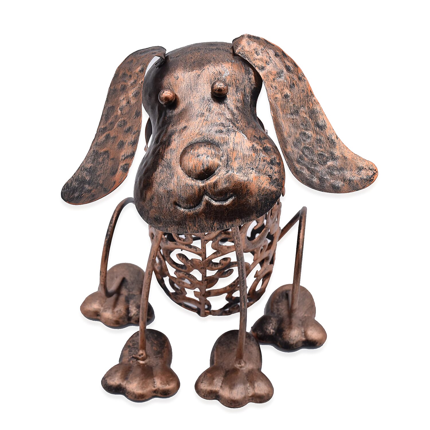 Rolson Solar Light Dog in Brown (24x14cm)
