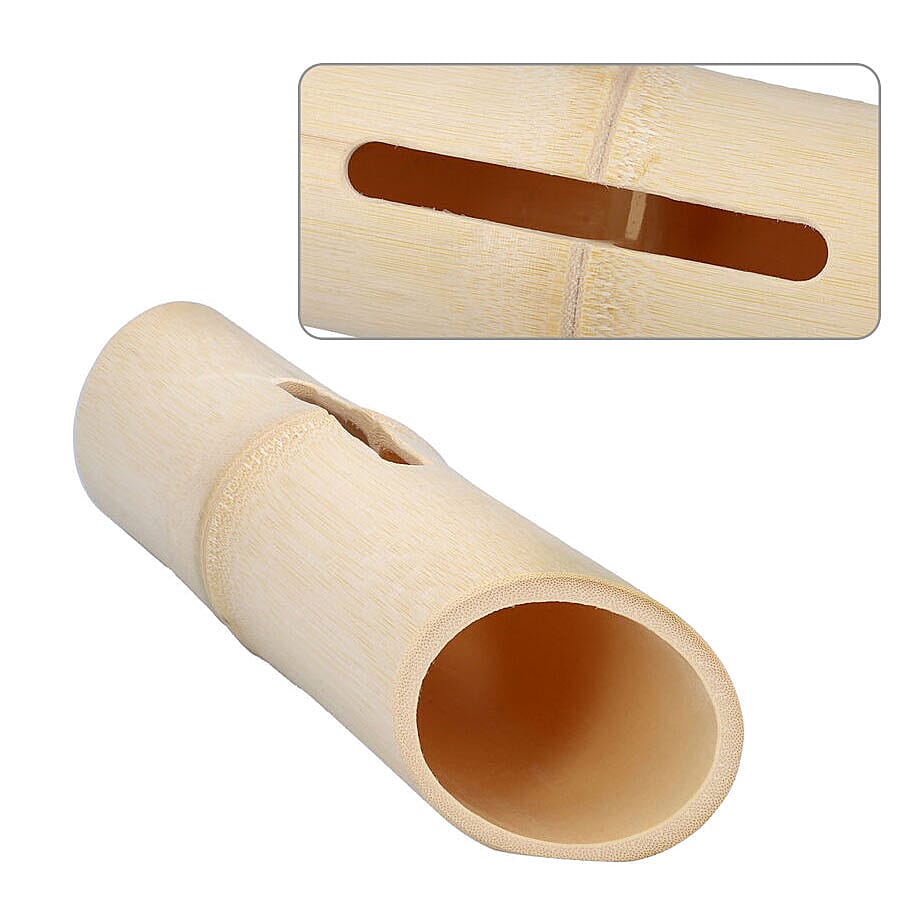 Bamboo Speaker/Amplifier (Size 29x8.5x8.5cm) - Beige