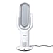 ANZHELUO Bladeless Tower Air Fan with Remote Control (Size 26.42x16x71.63cm) - Gold & White