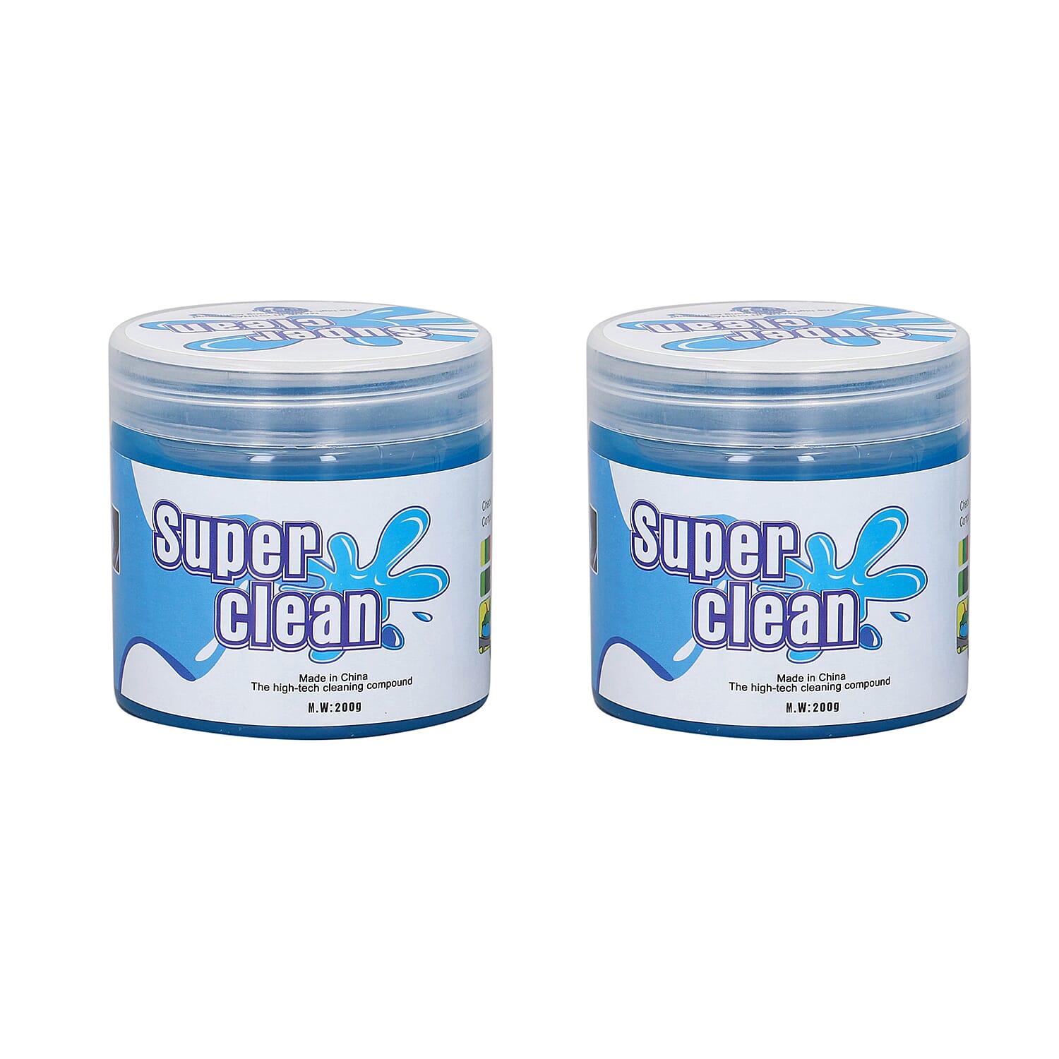 Set of 2 - Cleaner Gel in Blue (200g each)