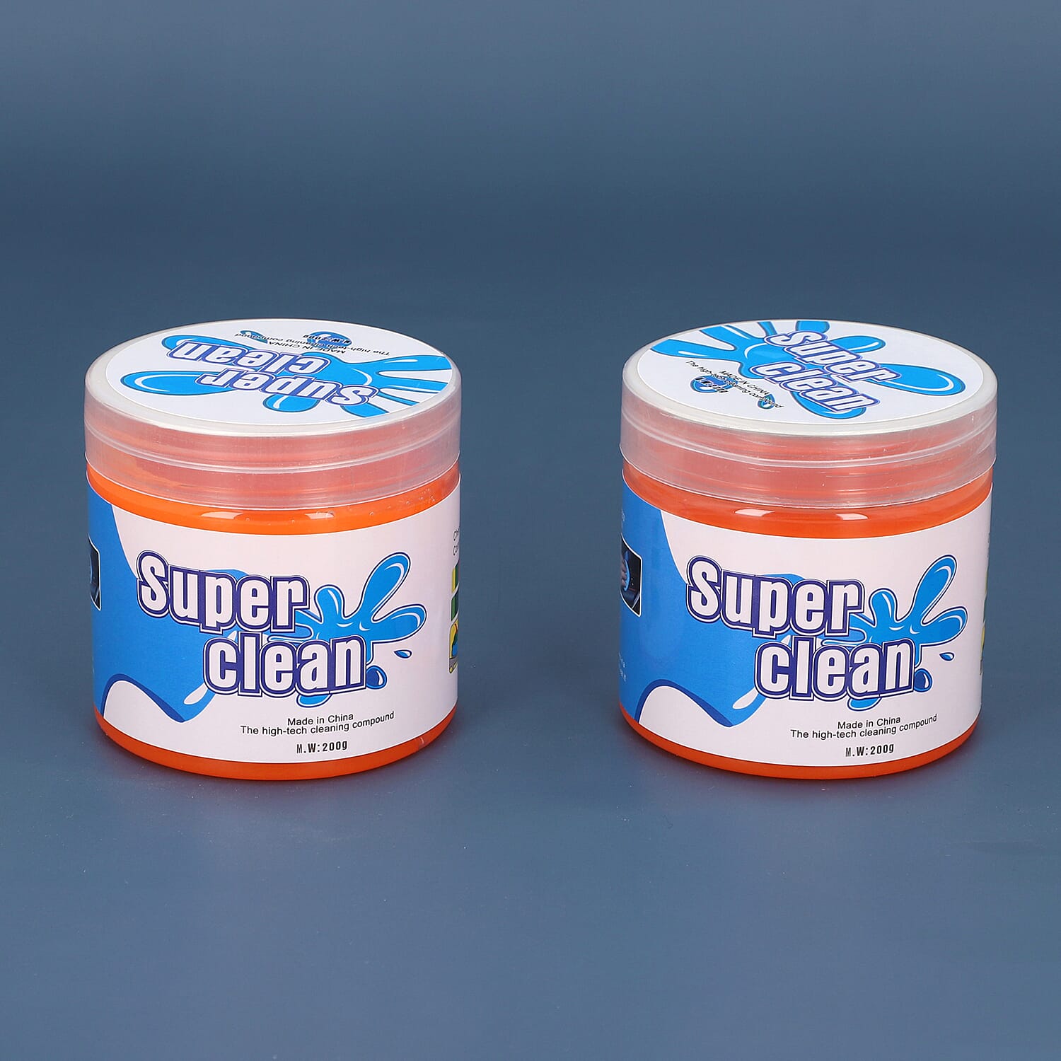 Set of 2 - Cleaner Gel in Orange (200g each)