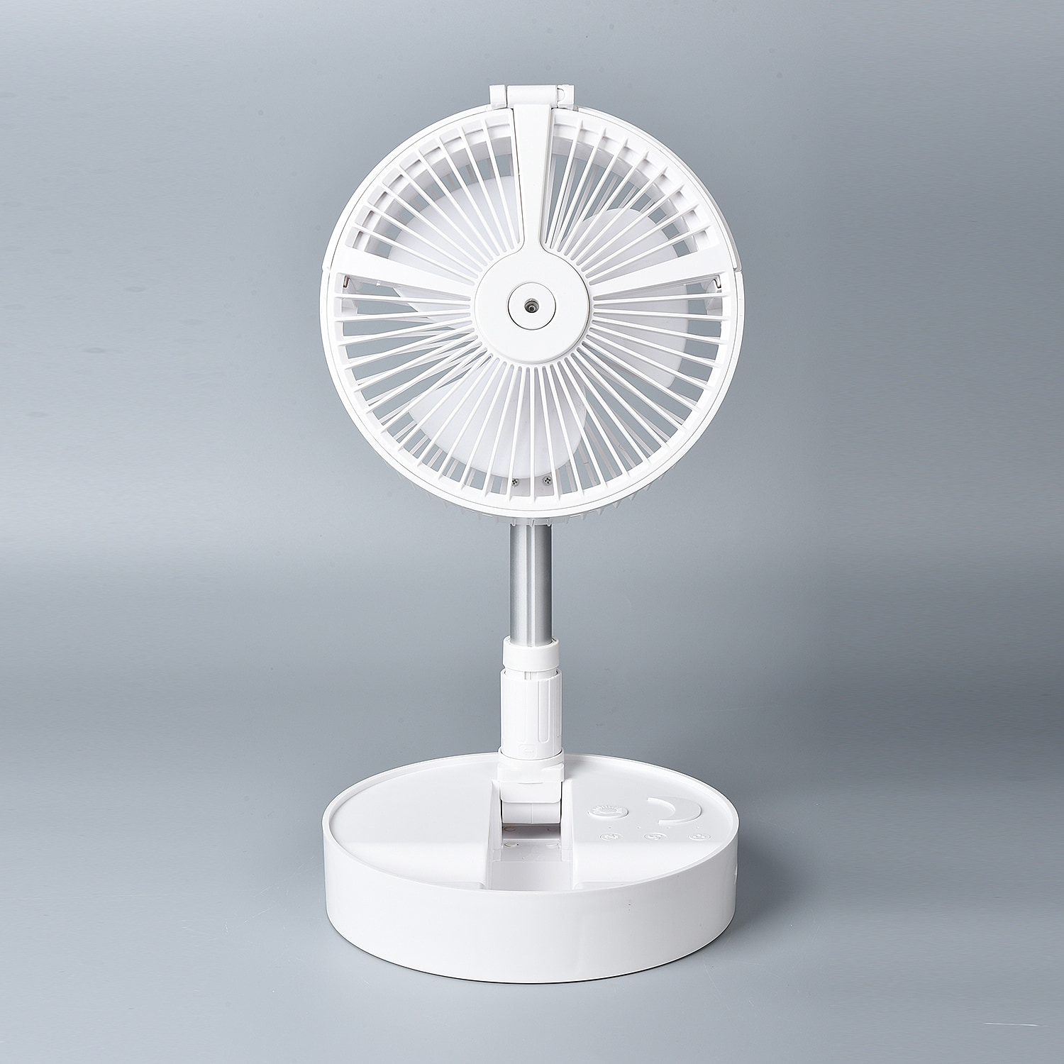 Foldable-and-Rechargeable-Fan-with-LED-Light-White