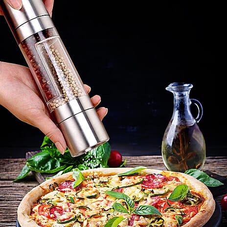 2 in 1 Storage and Manual Grinder (Size 22x5 cm)