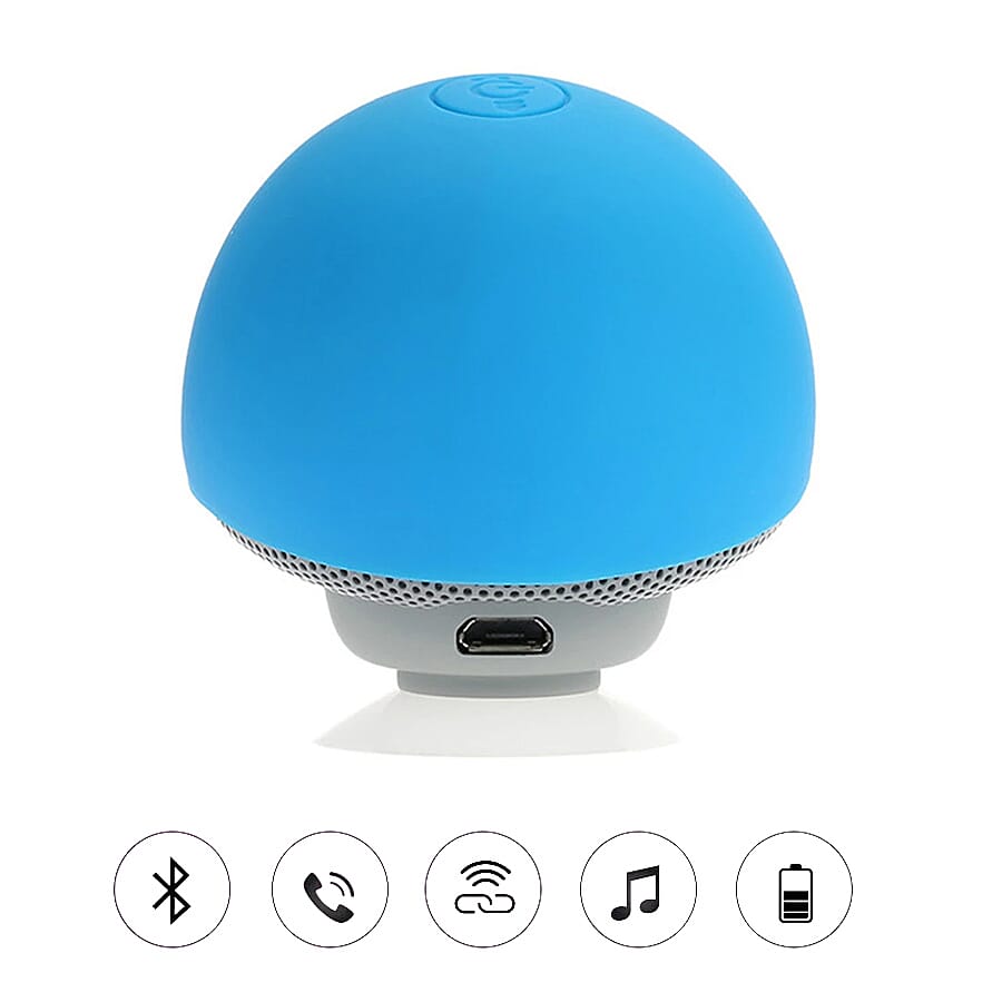 Multifunction Mushroom Shaped 5.0 Mini Wireless Speaker - Blue