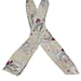SUGARCRISP Chiffon Beige Bird Printed Scarf (152x45cm)