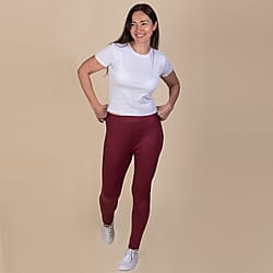 Aura Boutique Super Soft Leggings - Wine