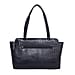 ASSOTS LONDON Judith Genuine Croc Leather Fully Lined Shoulder Bag (Size 32x7x23cm) - Navy