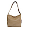 ASSOTS LONDON Courtney Pebble Grain Genuine Leather Hobo Bag (Size 31x12x29) - Camel