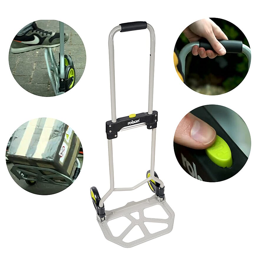 ROLSON Folding and Extending Hand Trolley (Capacity Carrying 60kg)