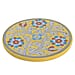Hand Painted Ceramic Trivet - Yellow & Multi