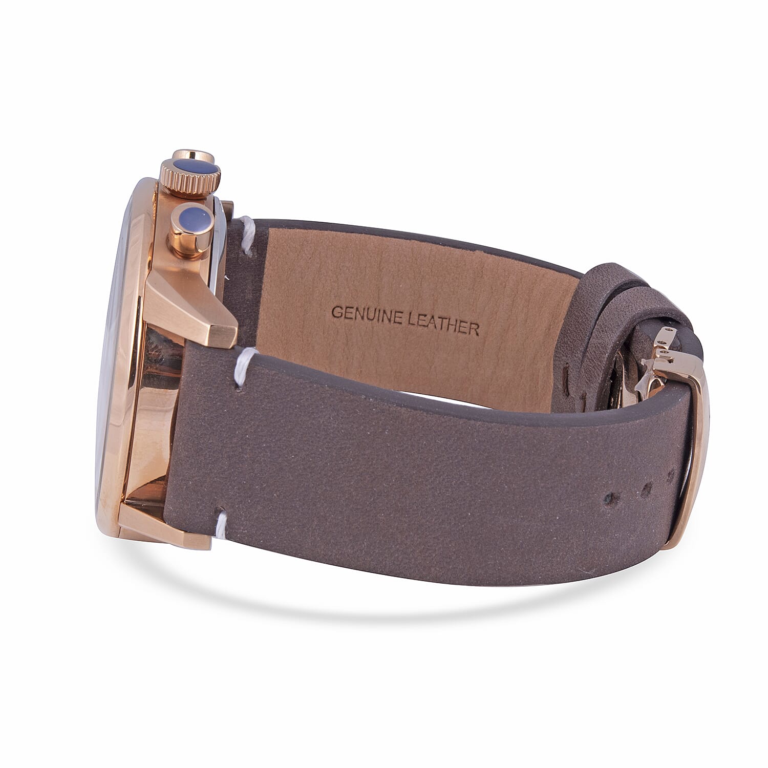 GANT Bradford Multi-function Mens White Dial Watch with Brown Leather Strap