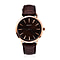 GANT Brown Dial Ladies Watch with Brown Leather Strap
