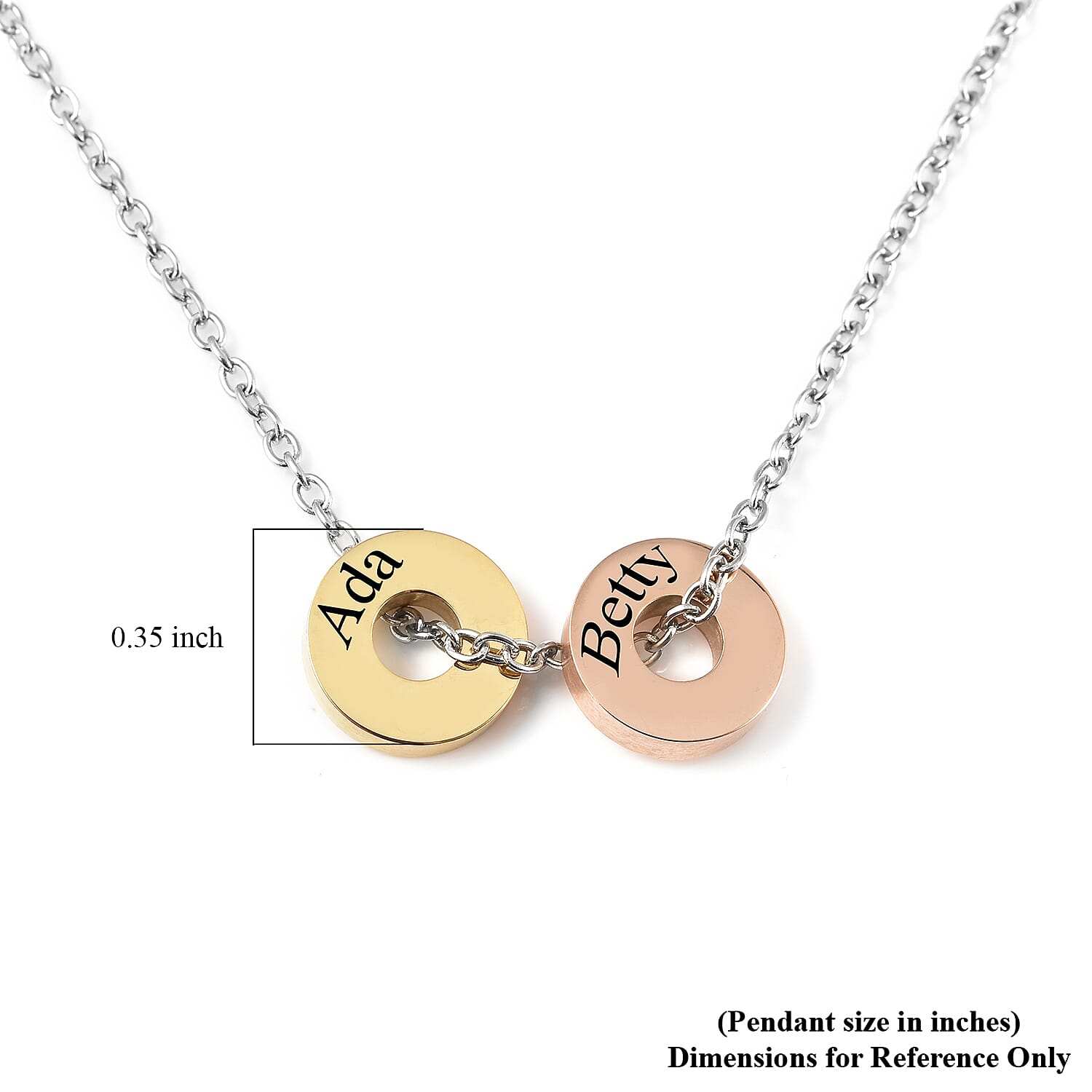 Necklace (Size - 20) in Rose Gold Tone