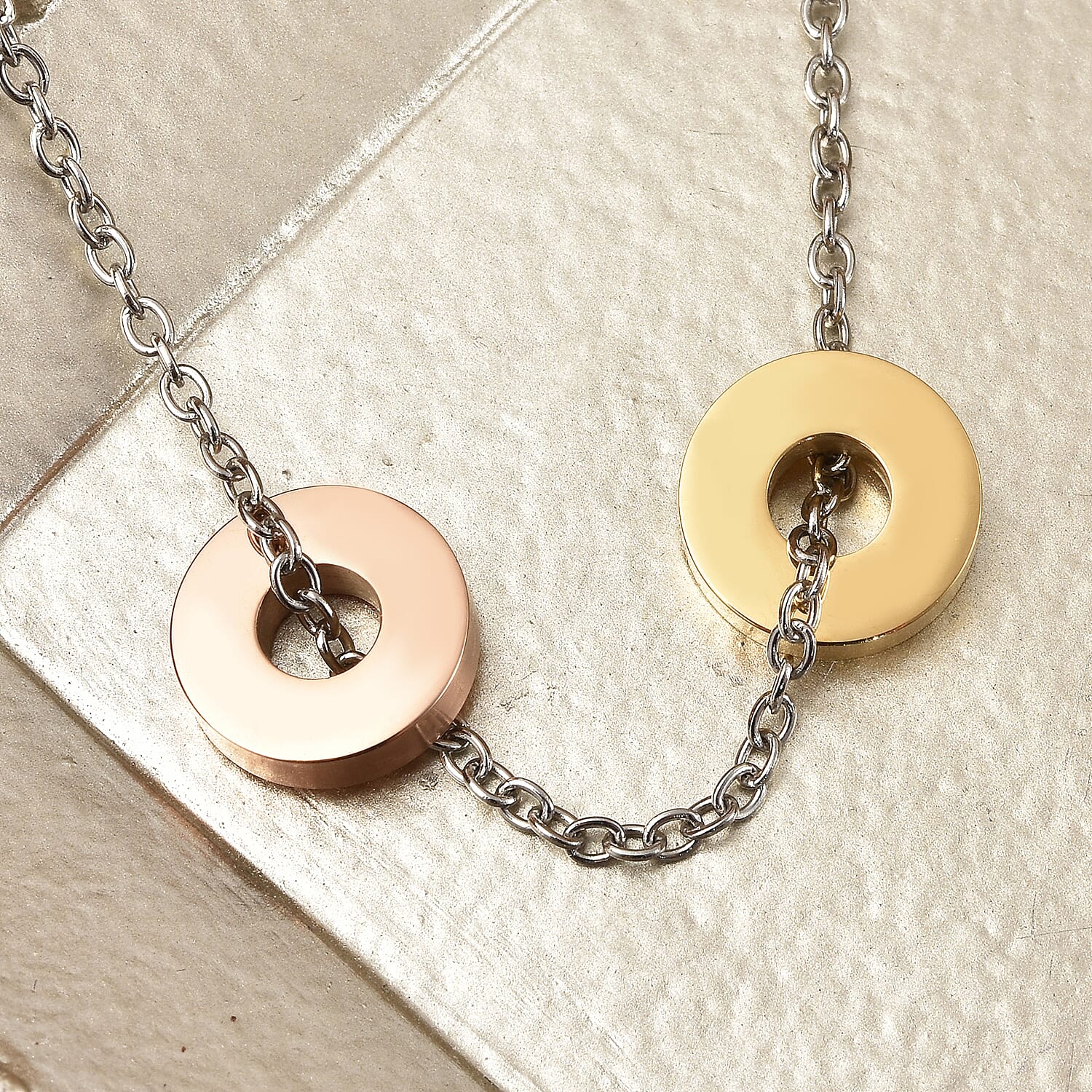 Necklace (Size - 20) in Rose Gold Tone