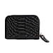 Closeout Deal Genuine Leather Snake Skin Pattern Wallet - Black