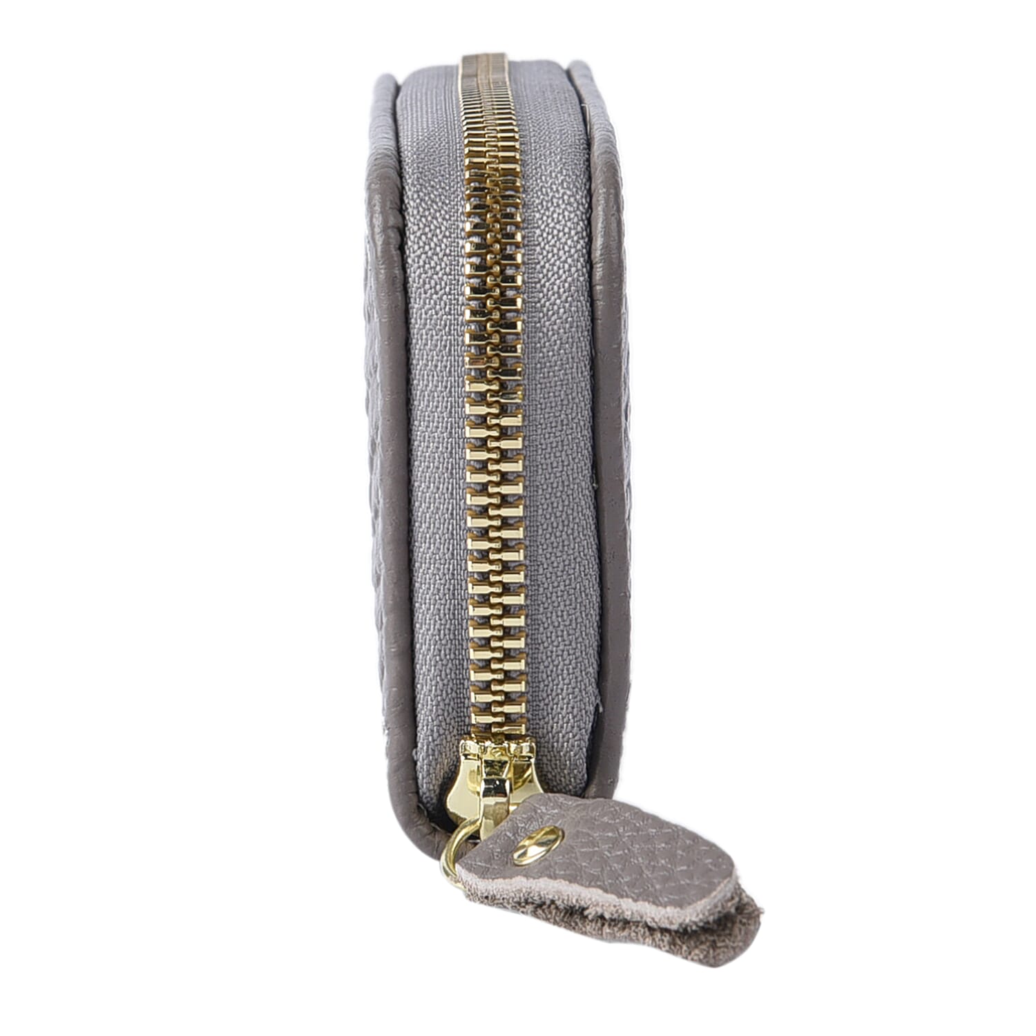 Closeout Deal Genuine Leather Snake Skin Embossed Wallet (Size 11x7 cm) - Grey